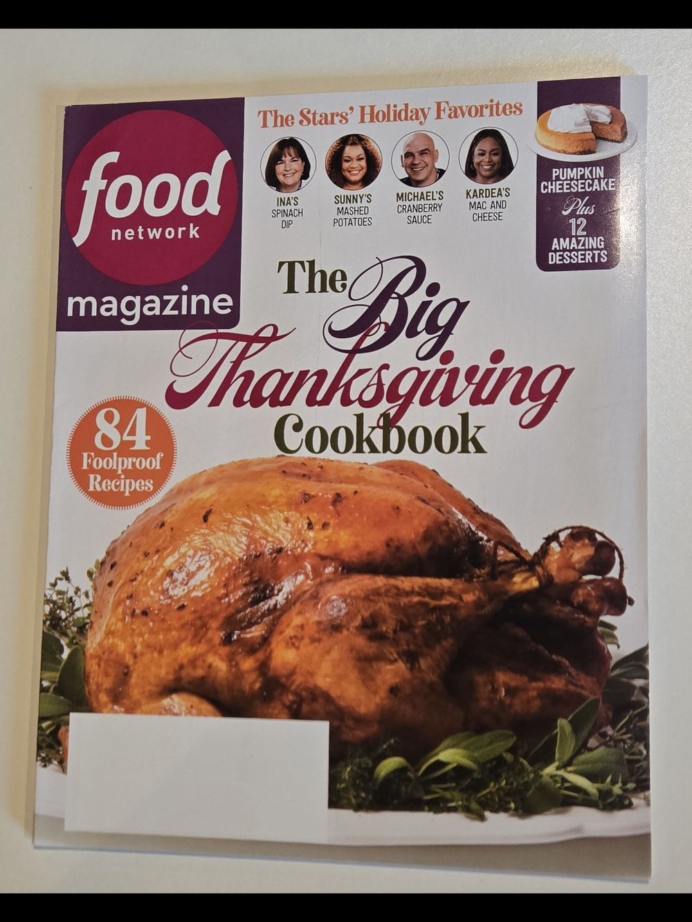Food Network Big Thanksgiving Cookbook - November 2021